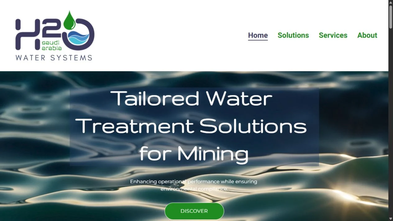 H2O Arabia public website